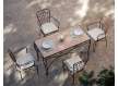 Conjunto Forja Mesa Ceramica y 4 Sillas Sevilla Conjunto Forja Mesa Ceramica y 4 Sillas Sevilla