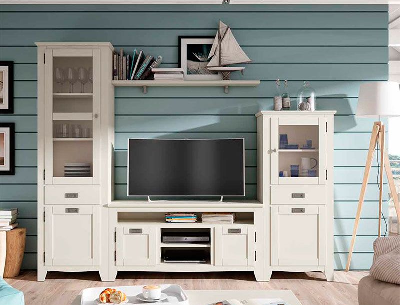 ▷ Composición de salón con Aparador y mueble TV
