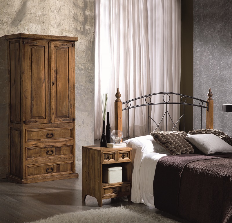 Dormitorio clasico rustico