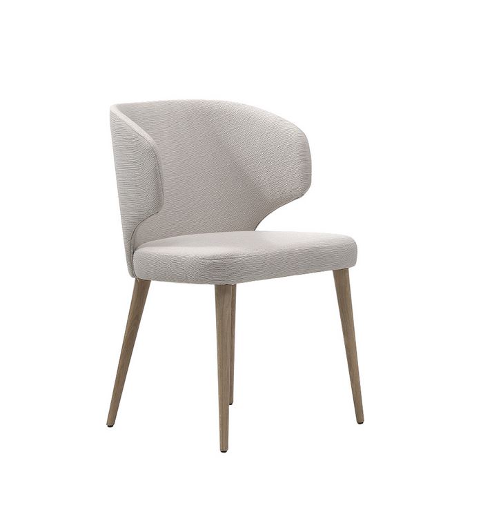 Silla sillon tapizada madera roble moderna