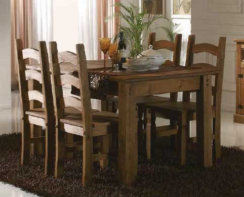 Mesa comedor extensible Bergo