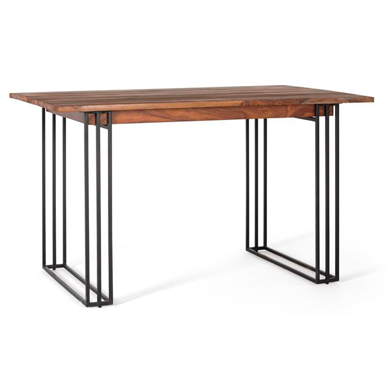 Mesa comedor madera metal industrial