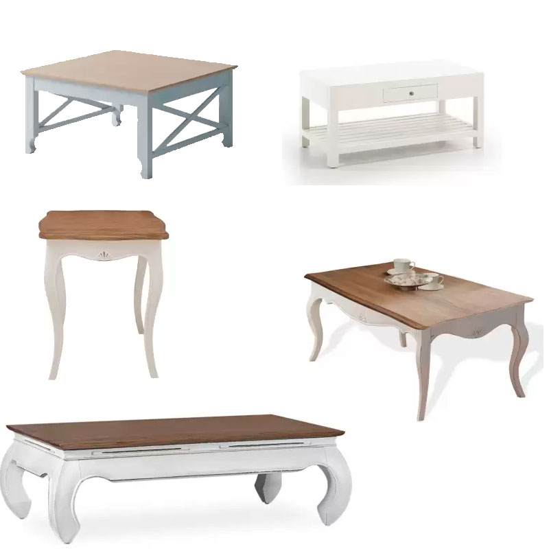 mesa centro blanca, mesa centro blanca moderna, mesa de centro blanca y madera,