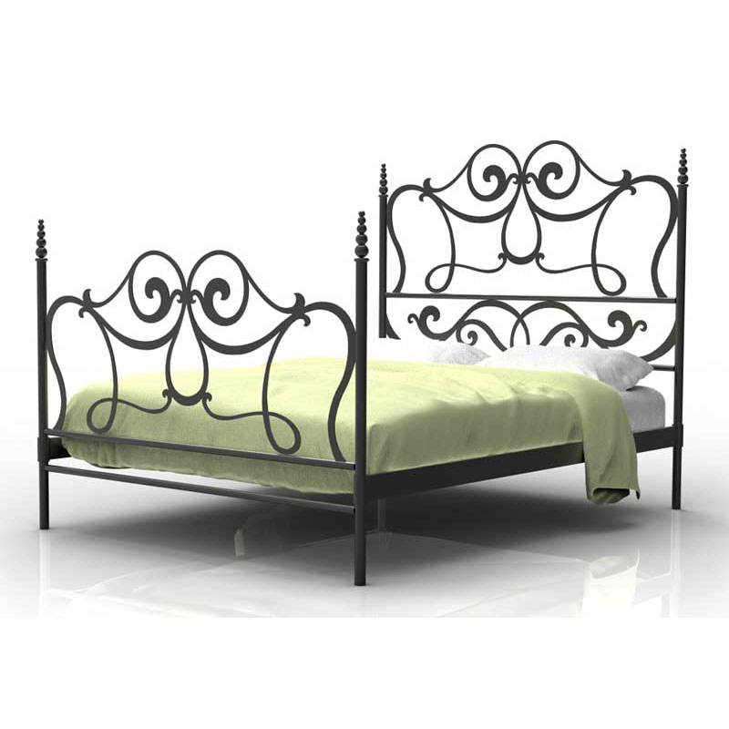 Cama metal diseño moderno Agata
