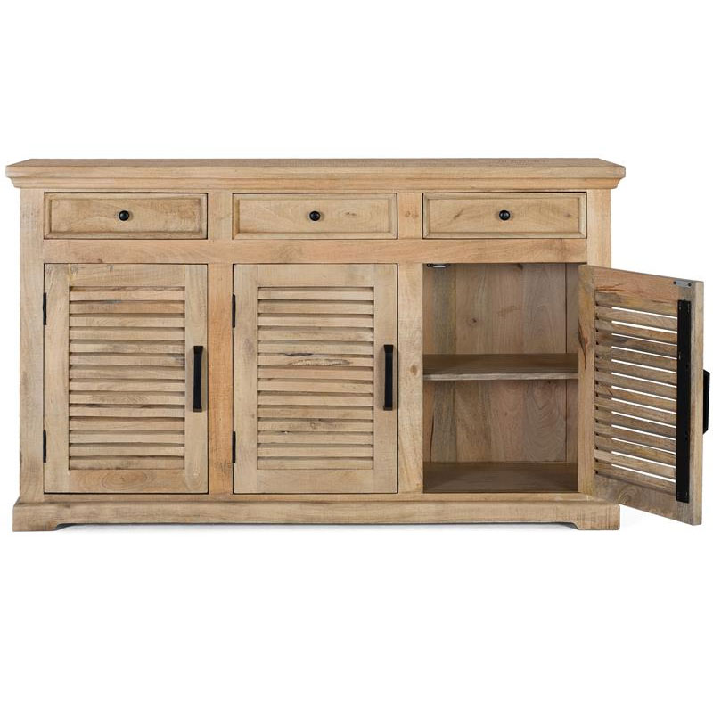 Aparador estilo provenzal 3 puertas 3 cajones