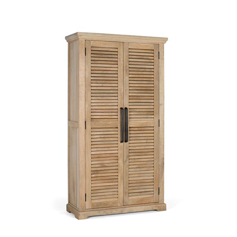 Armario diseño provenzal madera natural 2 puertas