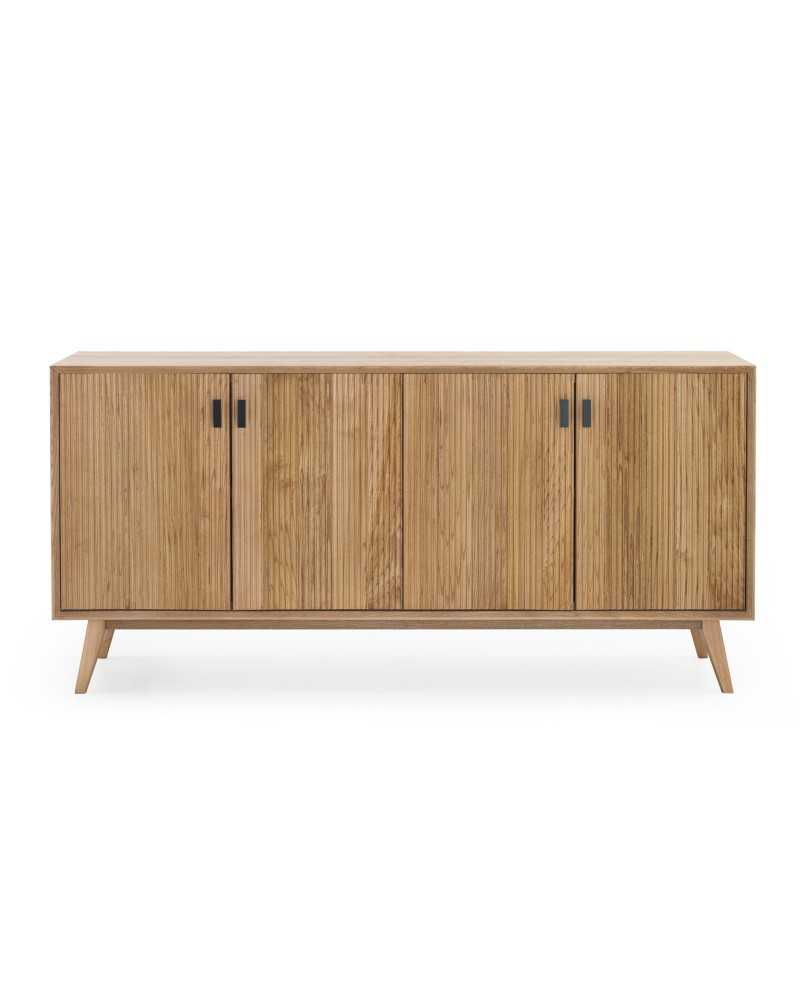 Aparador 4 puertas diseño actual madera natural