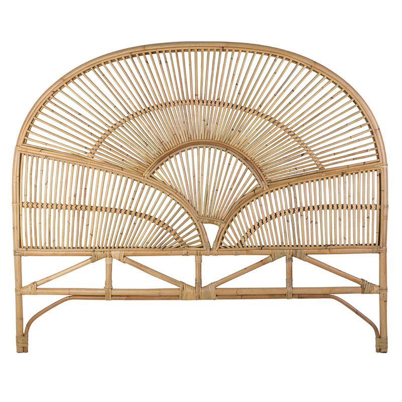 Cabezal cama de 150 en rattan natural artesano