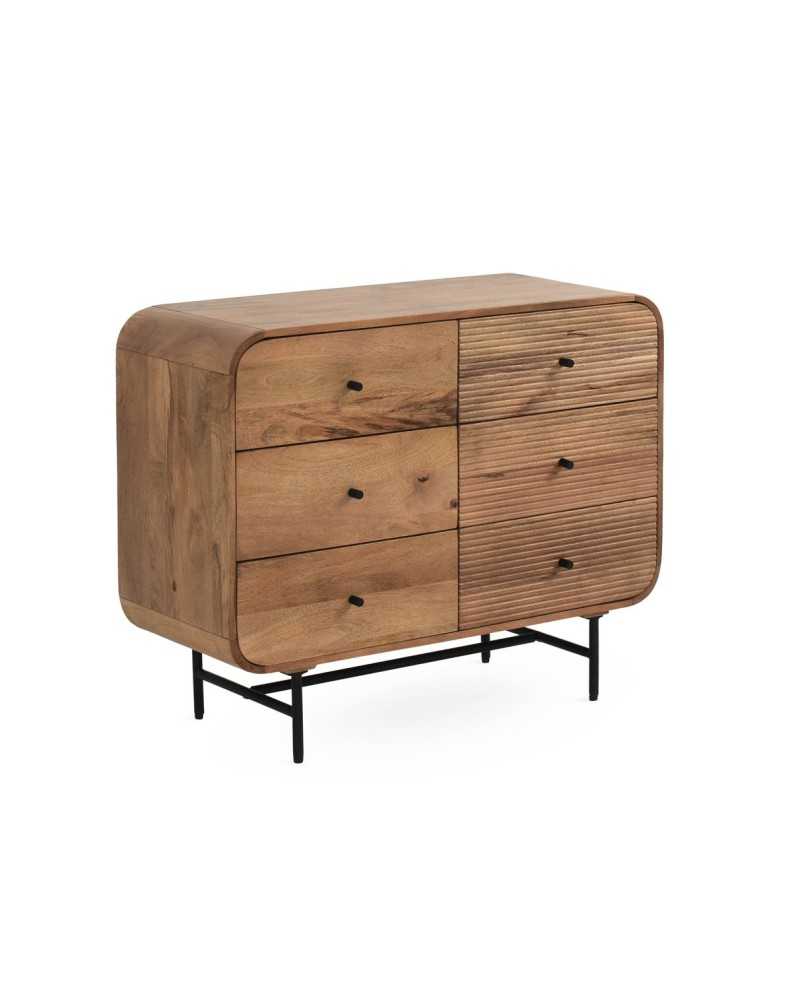 Comoda dormitorio diseño redondeado