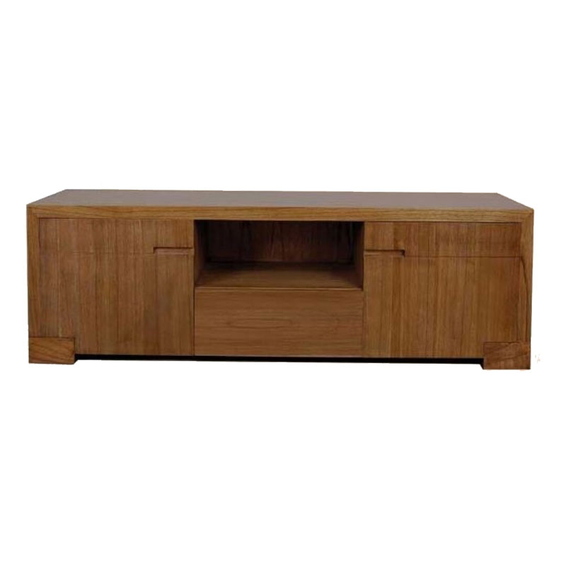 Mueble tv 2 puertas 1 cajon estilo colonial moderno