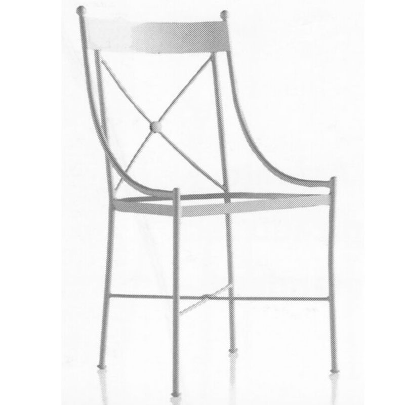 Silla forja diseño actual Paris