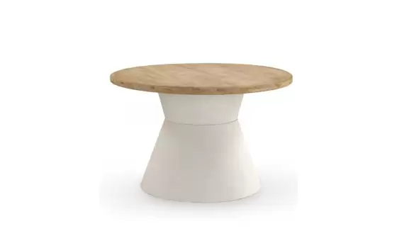 Mesa comedor redonda de 120 diseño modernista