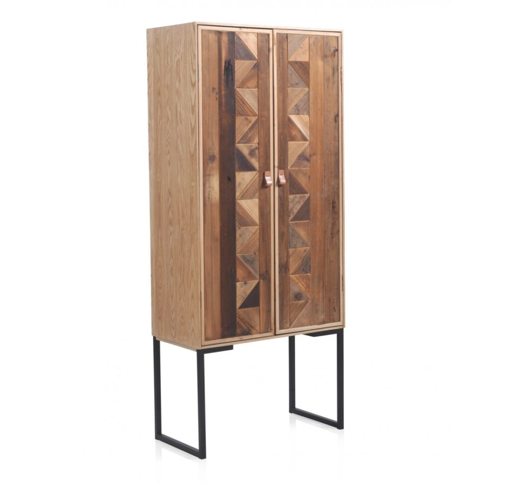 Armario salón 2 puertas diseño rustico actual