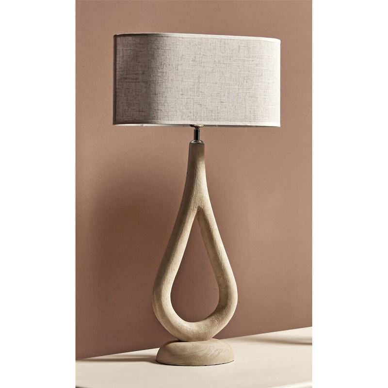 Lampara de pie para mesa estilo rustico actual