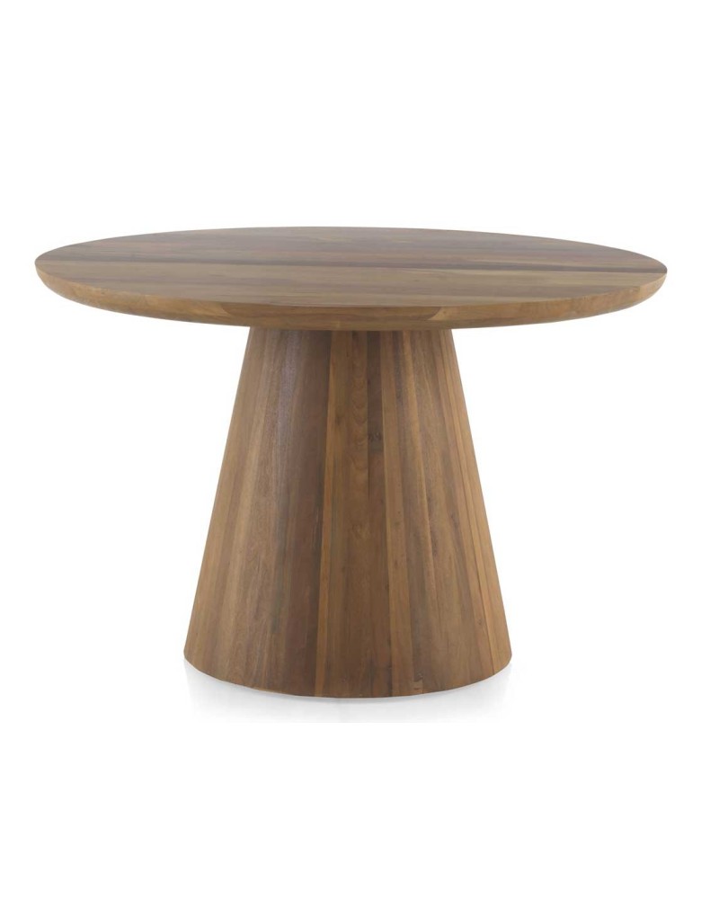 Mesa comedor cocina redonda madera maciza