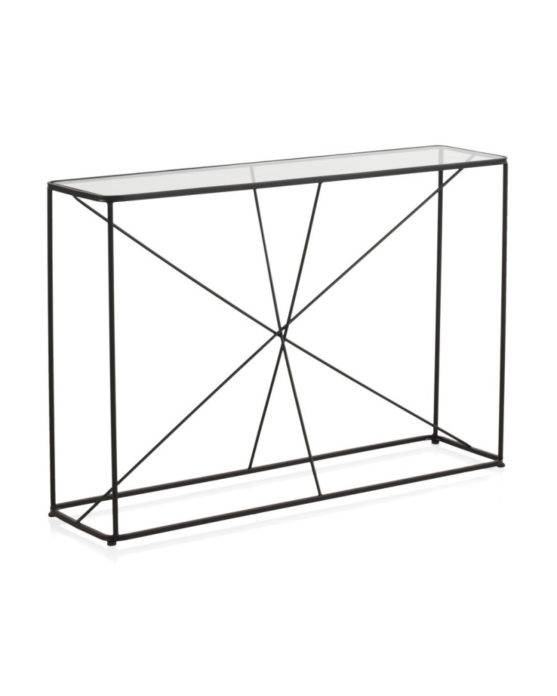 Recibidor basico de forja y cristal