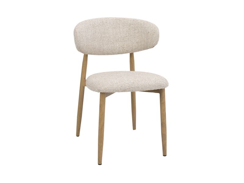 Silla Comedor Diseño Actual Tapizada Beige