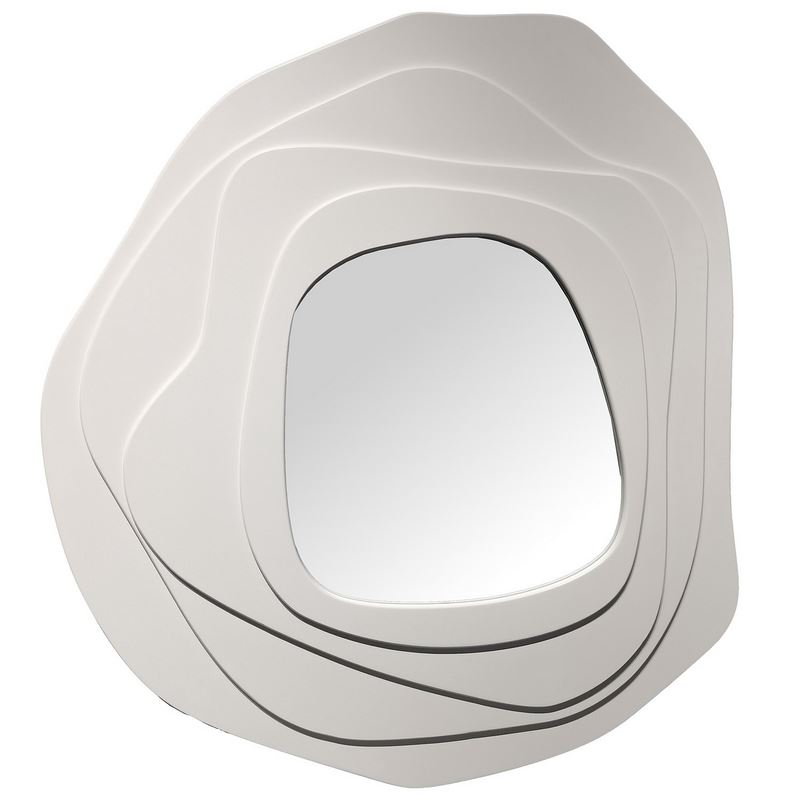 Espejo marco blanco diseño actual