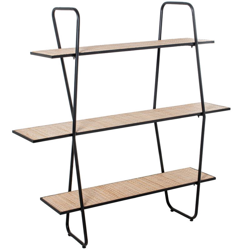 Estanteria diseño moderno forja madera