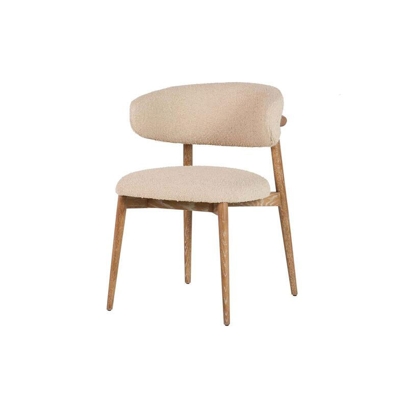Silla comedor tapizada moderna madera fresno