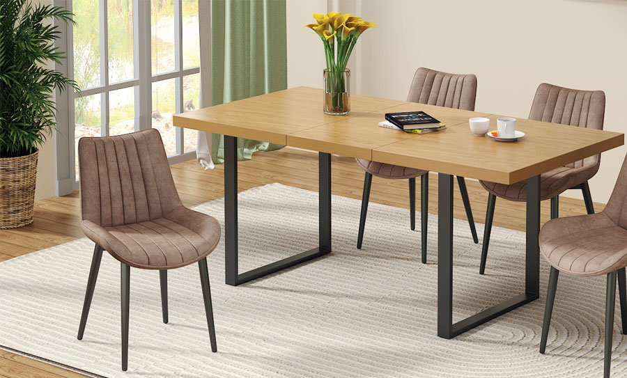 Mesa y Sillas Comedor Serie Nube