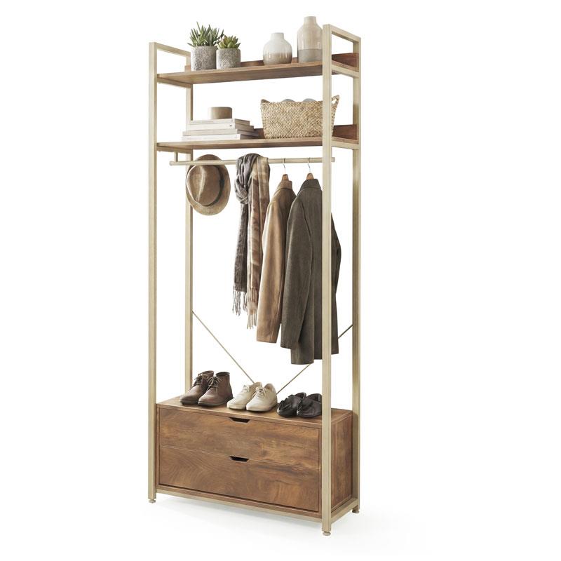 Estanteria dormitorio diseño armario