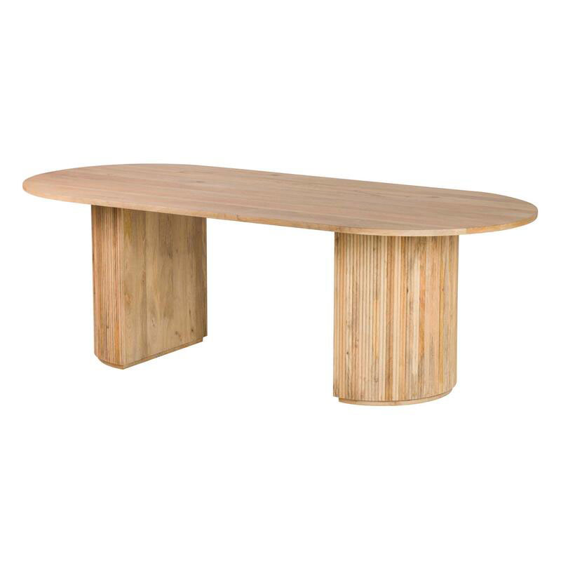 Mesa de comedor diseño actual madera natural