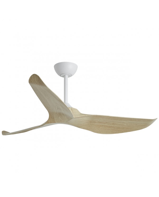 Ventilador moderno Techo Grande de 132 Blanco Madera