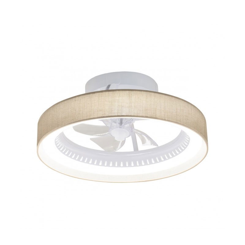 Ventilador de techo Lampara Tulipa Saco Oscuro