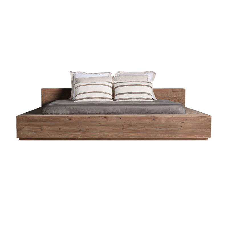 Cama Tatami Madera de Pino Rustica Serie Truel