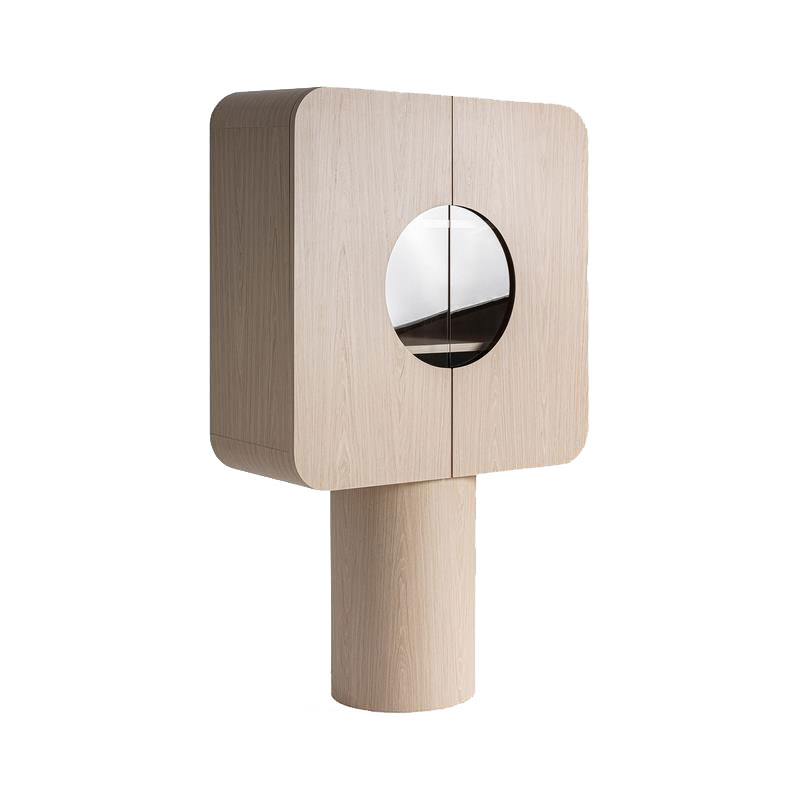 Armario Salón Art Déco Redondeado 2 Puertas – Serie Kharj