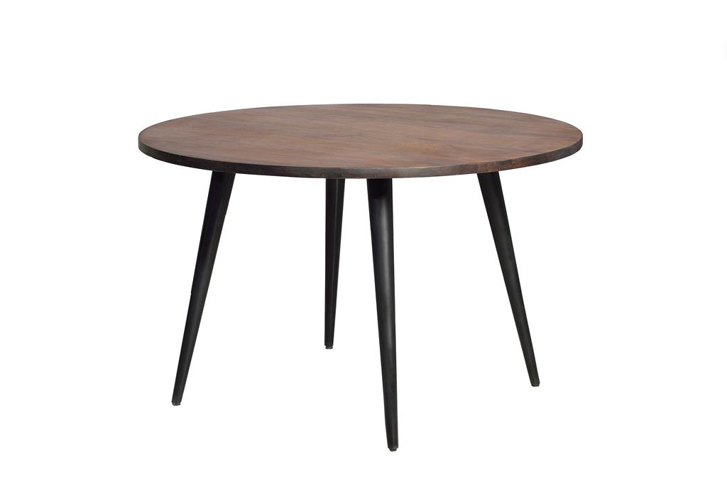 Mesa Comedor Redonda Estilo Industrial Wood Mandala