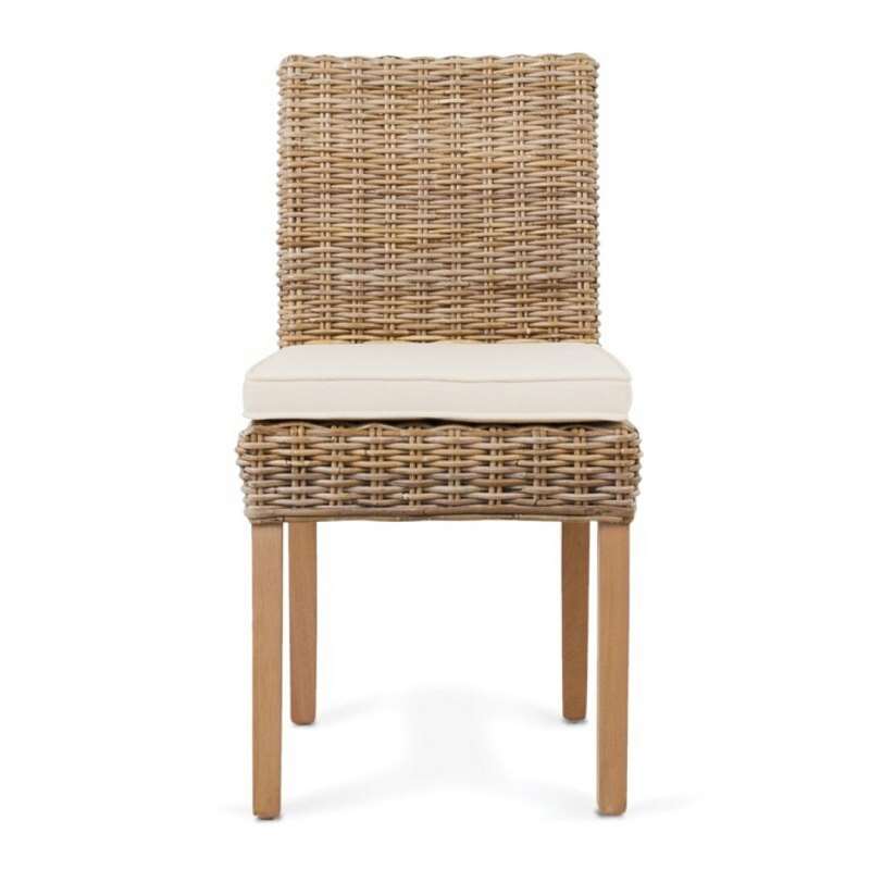 Silla Rattan Natural Grei Elisean