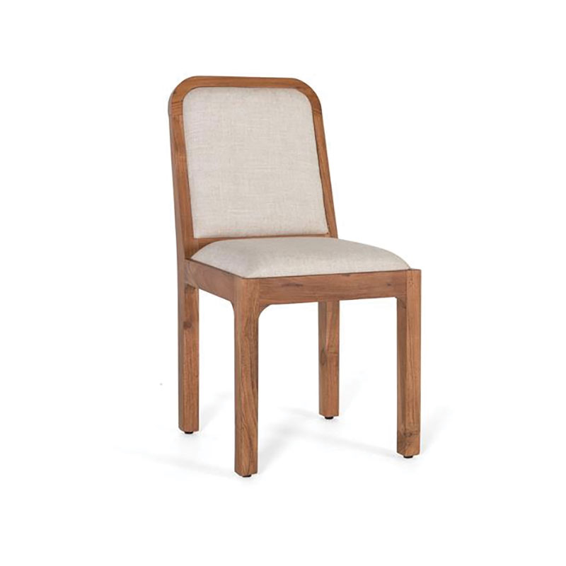 2 Sillas Comedor Madera Acacia Asiento Respaldo Tapizado Aratany 2 Sillas Comedor Madera Acacia Asiento Respaldo Tapizado Aratany