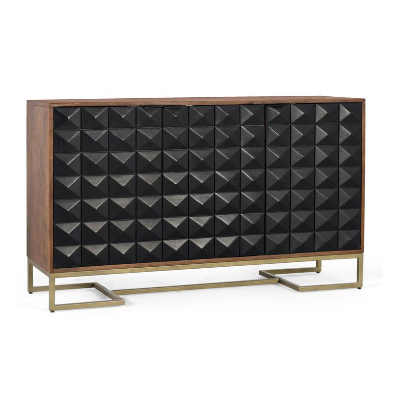 Aparador Actual Madera Mango 3 Puertas Serie Angiot