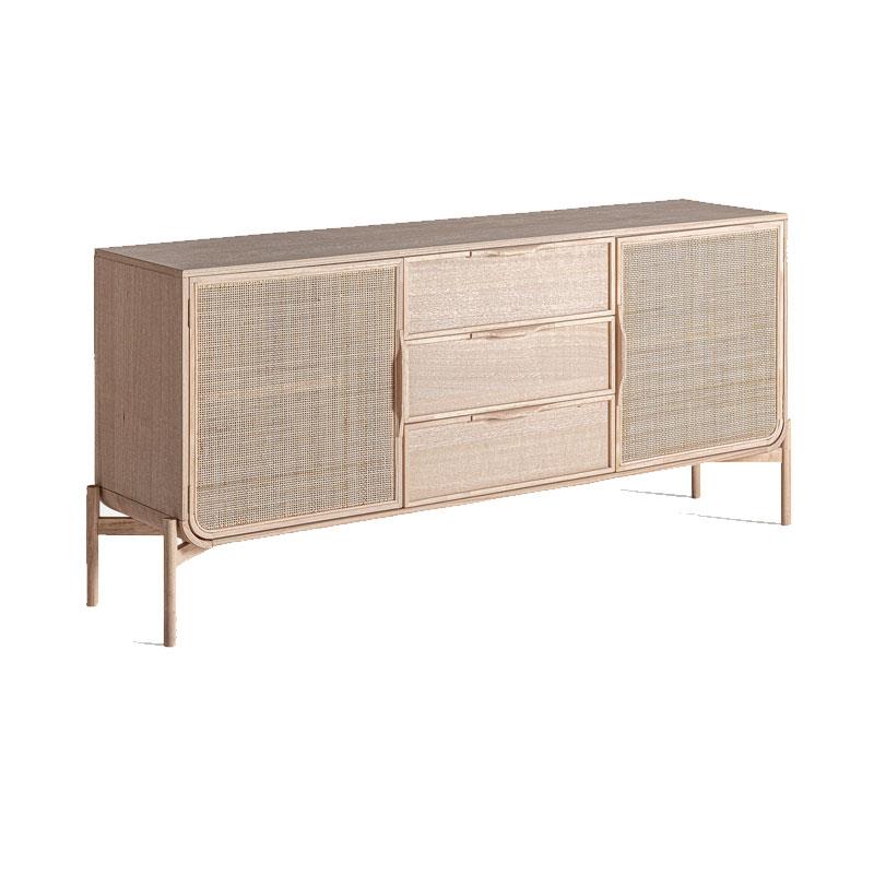 Aparador Moderno 2 Puertas Rejilla - Serie Weurtz