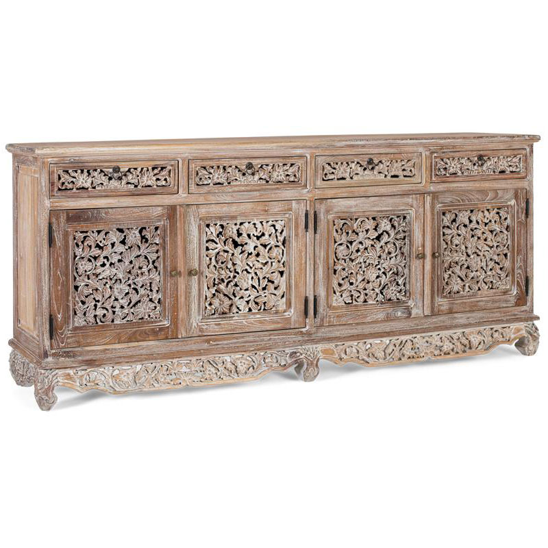 Aparador Rustico 4 Puertas 4 Cajones Blanco Decape Amored Aparador Rustico 4 Puertas 4 Cajones Blanco Decape Amored