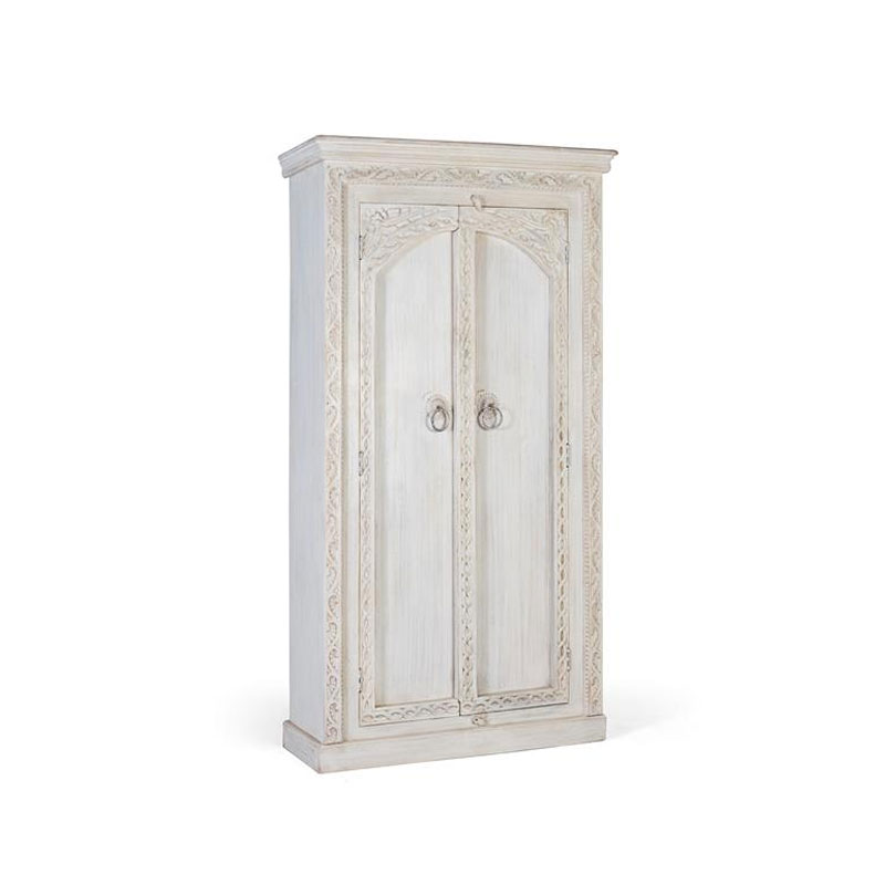 Armario Boda Oriental Blanco Decape 2 Puertas Serie Aorien