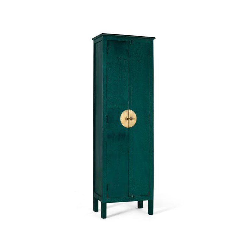 Armario Oriental Chino Verde 2 Puertas Serie Aorien