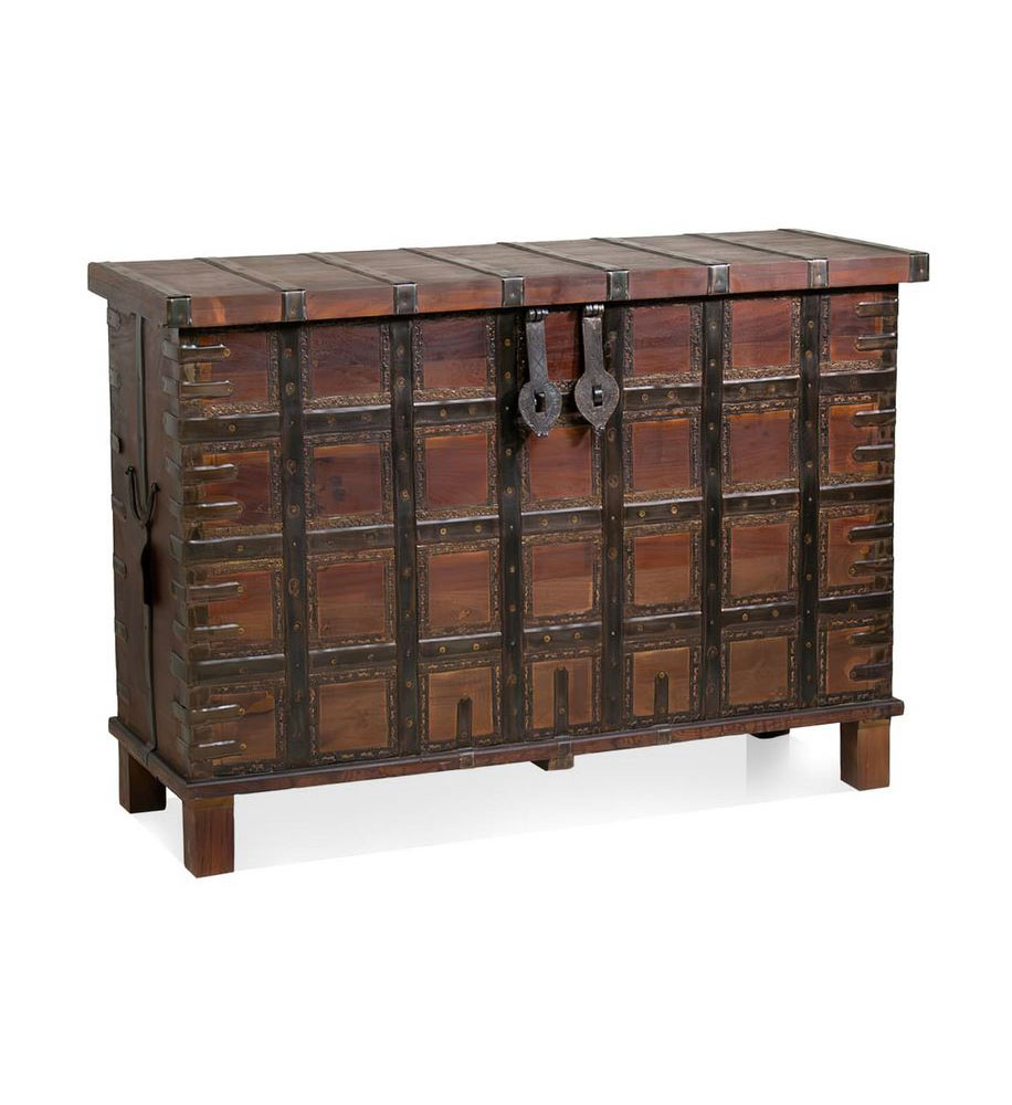 Baul Arcon Industrial Madera Reciclada y Metal Arduza