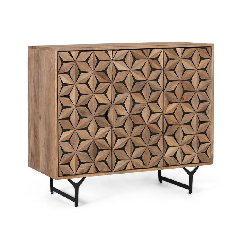 Buffet Actual 3 Puerta Decorada Bicolor Serie Destrans