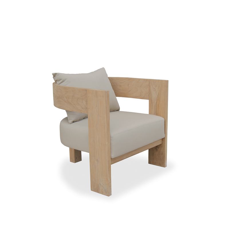 Butaca Salon Teca Asiento Respaldo Tapizado - Serie Ardey Butaca Salon Teca Asiento Respaldo Tapizado - Serie Ardey