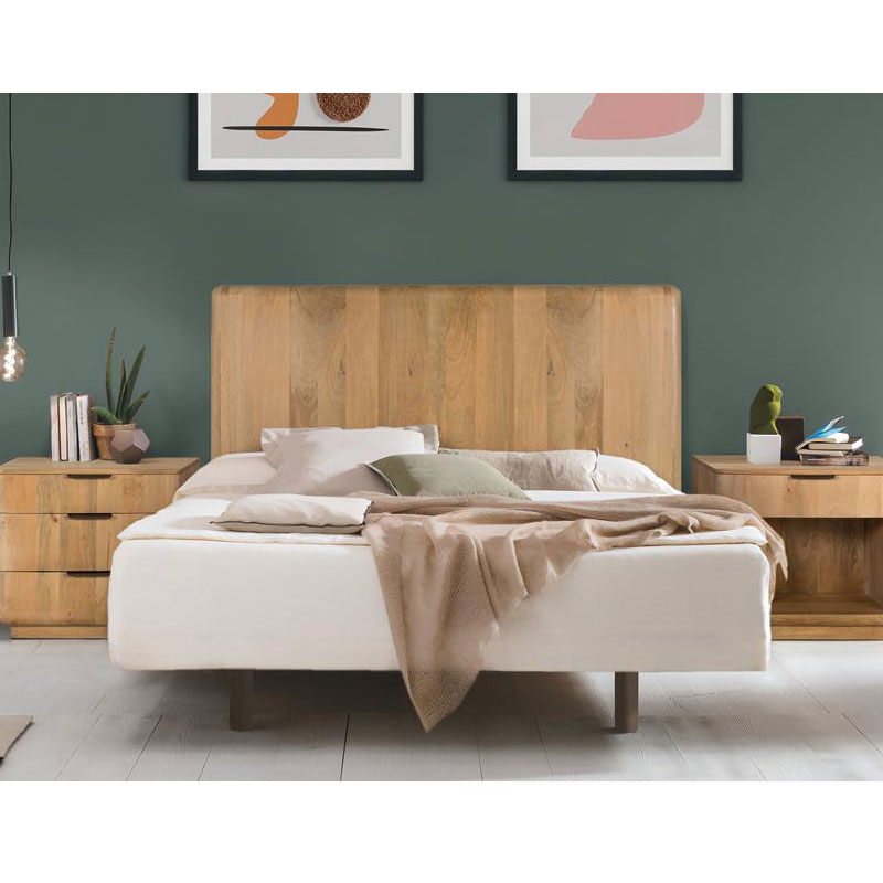 Cabecero Matrimonio  Madera Mango Serie Adyer