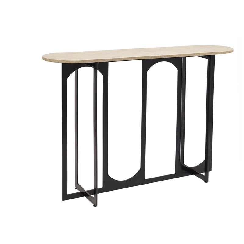 Consola de Recibidor Moderna Semicircular Serie Ruihi Consola de Recibidor Moderna Semicircular Serie Ruihi