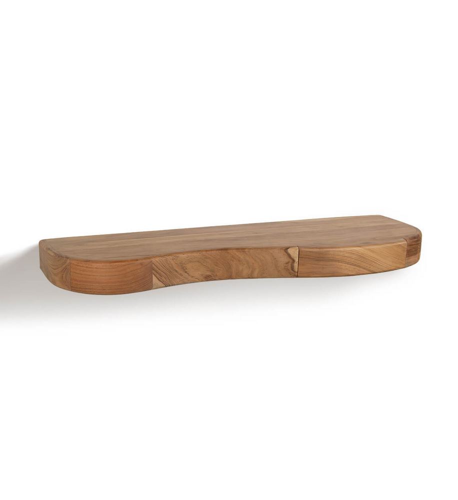 Consola Flotante 1 Cajon Madera Forma Irregular Adrum