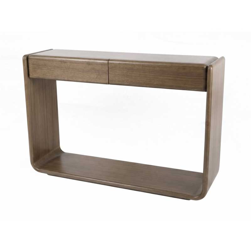 Consola Recibidor Actual Laminado Nogal - Serie Koru Consola Recibidor Actual Laminado Nogal - Serie Koru
