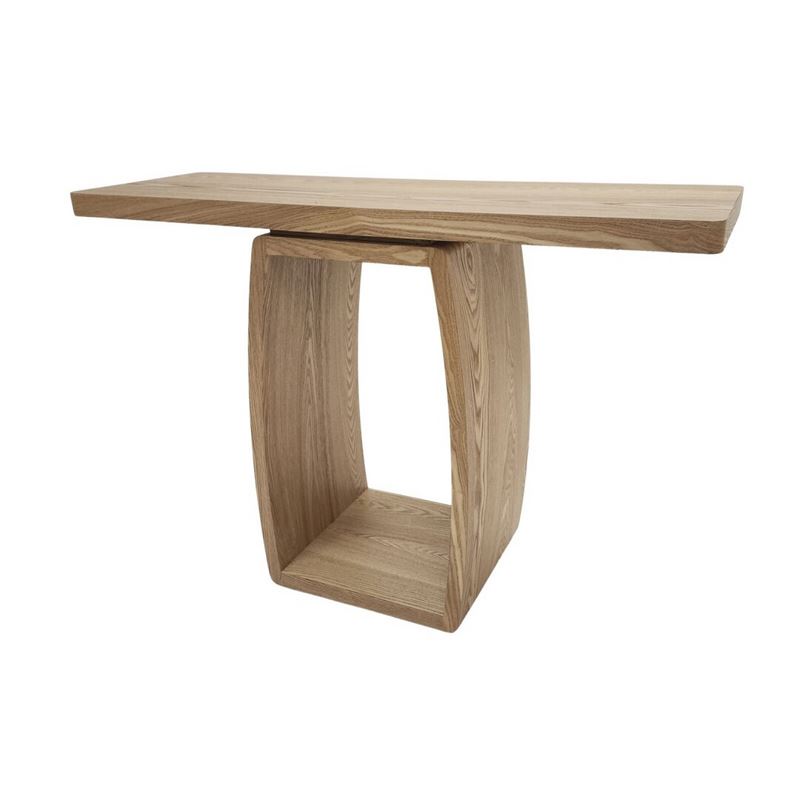 Consola Recibidor Diseño Actual Fresno Natural - Alisont Consola Recibidor Diseño Actual Fresno Natural - Alisont