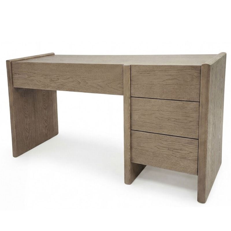 Escritorio Actual 4 Cajones Fresno Lavado Serie Winters