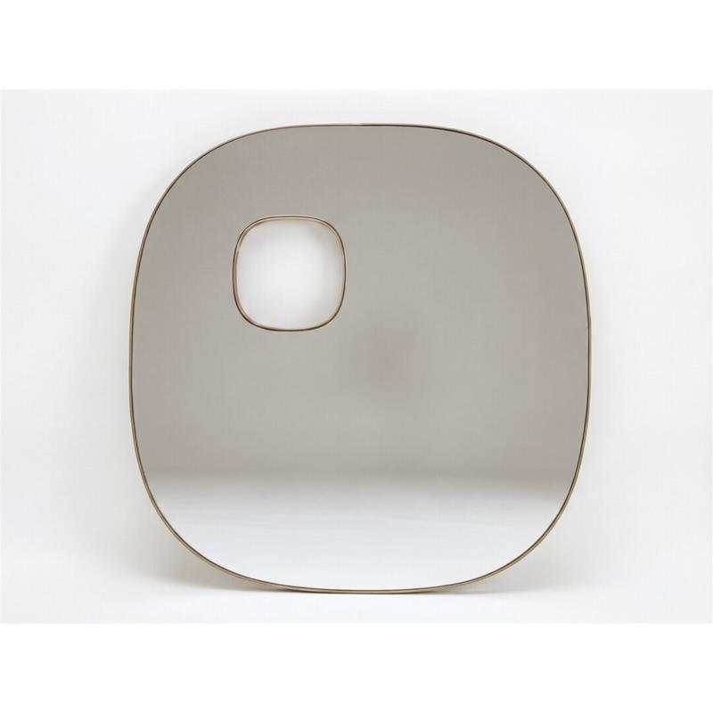 Espejo Cantos Redondos con Hueco 60x60 - Serie Amort Espejo Cantos Redondos con Hueco 60x60 - Serie Amort