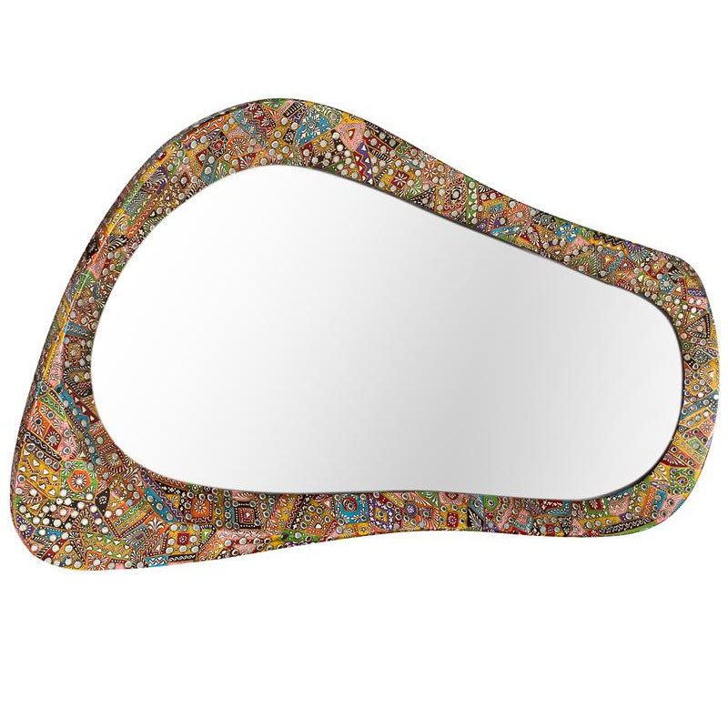 Espejo Decoracion colores estilo oriental Serie Albizo